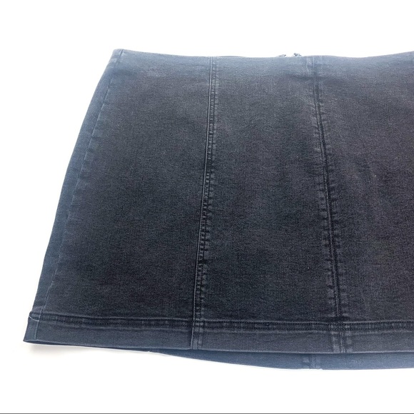 BP Black Denim Skirt 3X - Picture 4 of 14